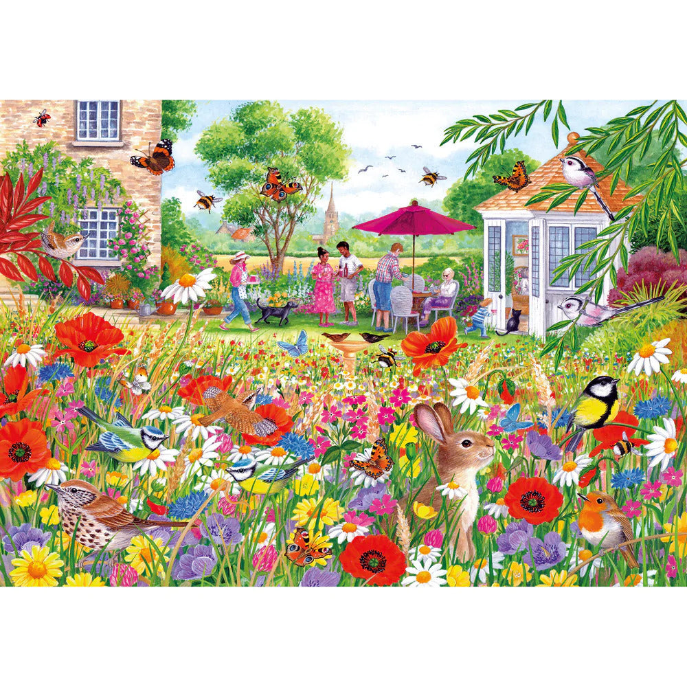 Gibsons Wildflower Garden 500 Piece Jigsaw Puzzle Premium Puzzles