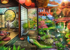 Ravensburger - Japanese Garden Teahouse 1000 Piece Adult's Jigsaw Puzzle