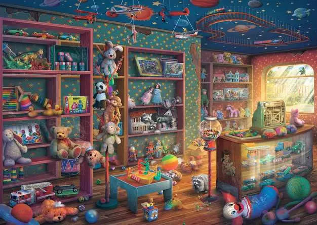 Ravensburger - Tattered Toy Store 1000 Piece Adult's Jigsaw Puzzle