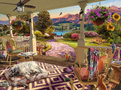 Ravensburger - Cozy Front Porch 750 Piece Large Format Adult's Puzzle