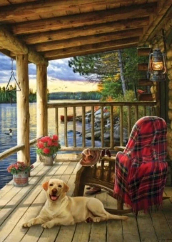 Cobble Hill - Cabin Porch 1000 Piece