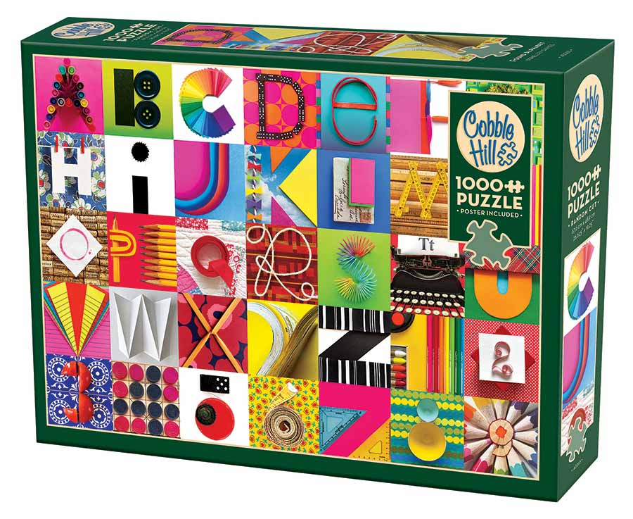 Cobble Hill - Found Alphabet 1000 Piece Jigsaw Puzzle