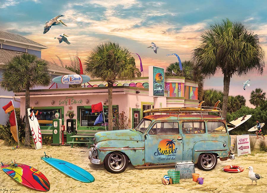 Cobble Hill - Surf Shack 1000 Piece Jigsaw Puzzle