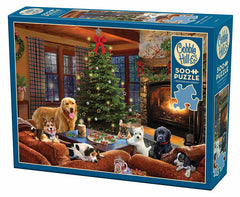 Cobble Hill - Furry Festivities 500 Piece Jigsaw Puzzle