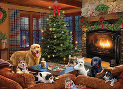 Cobble Hill - Furry Festivities 500 Piece Jigsaw Puzzle