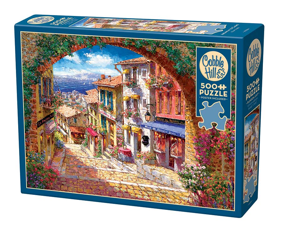 Cobble Hill - Archway to Cagne 500 Piece Jigsaw Puzzle