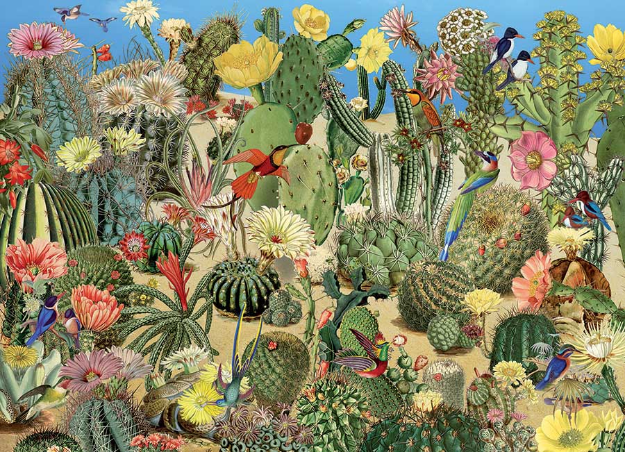 Cobble Hill - Cactus Garden 1000 Piece Jigsaw Puzzle