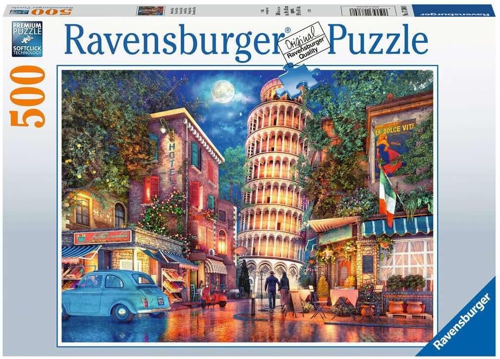 Ravensburger - Evening in Pisa 500 Piece Family Jigsaw Puzzle