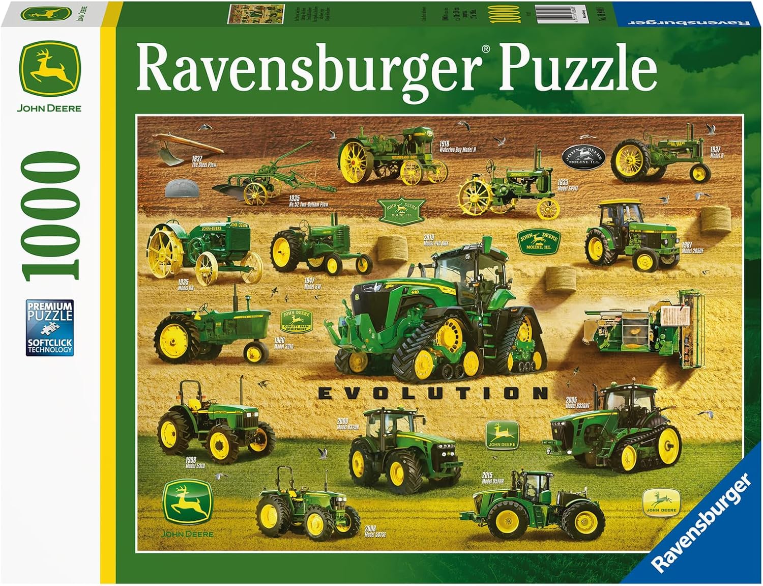 Ravensburger - John Deere Legacy 1000 Piece Jigsaw Puzzle