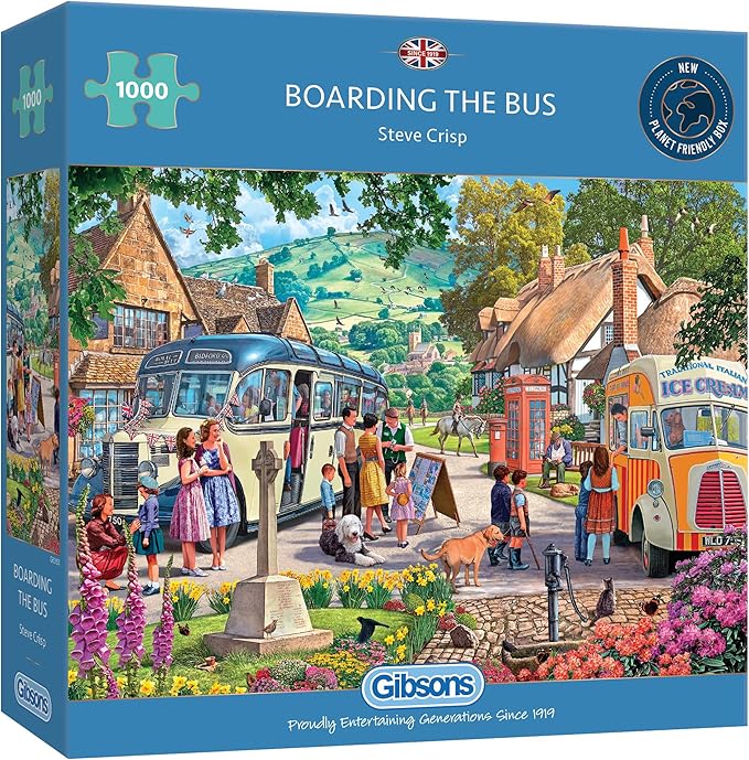 Gibsons – Boarding the Bus 1000 Piece Puzzle