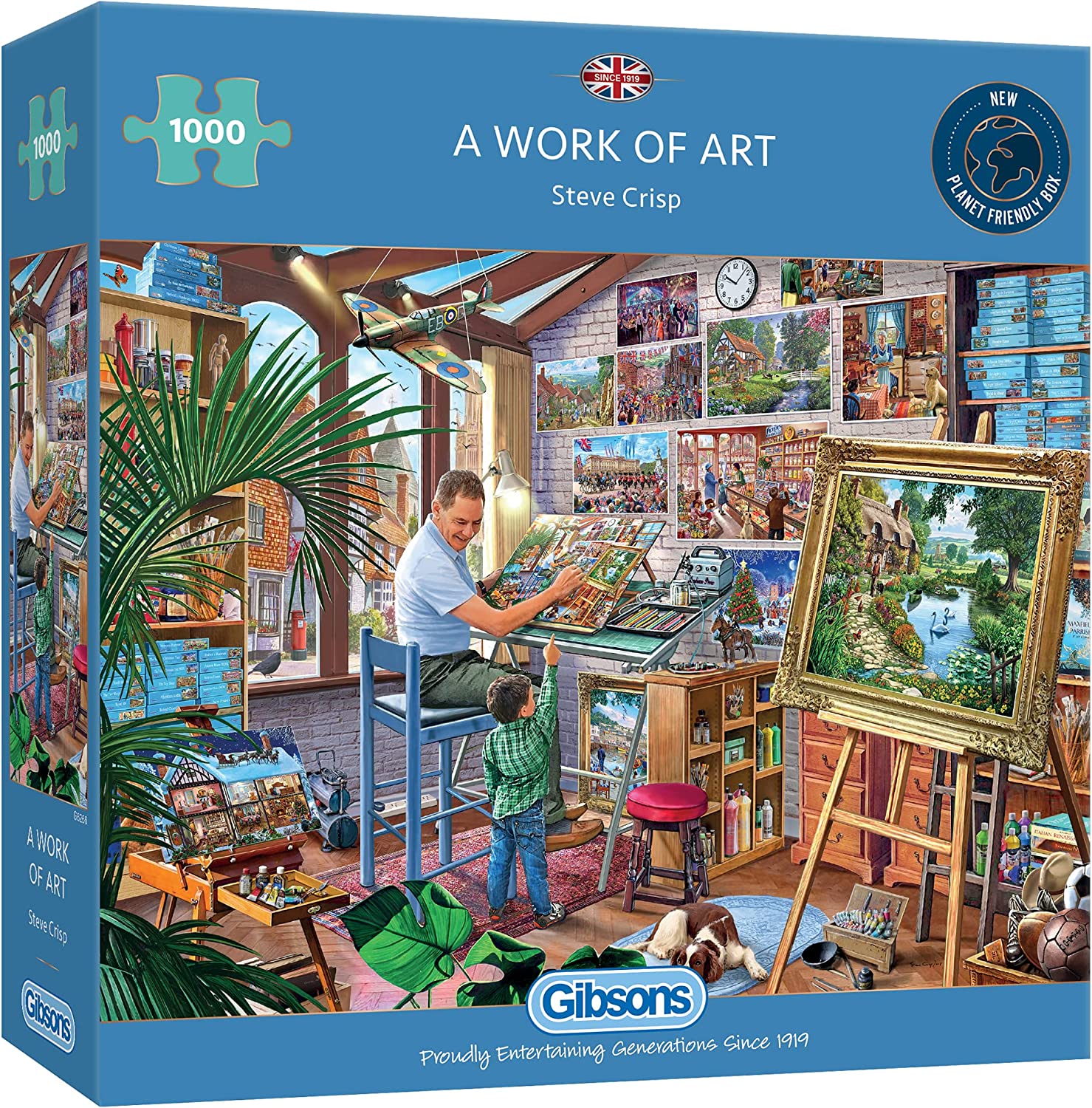 Gibsons - A Work Of Art Puzzle 1000 Piece Jigsaw Puzzle