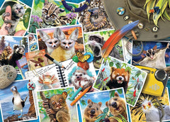 Ravensburger - A Traveler's Animal Journal 1000 Piece Adult's Jigsaw Puzzle