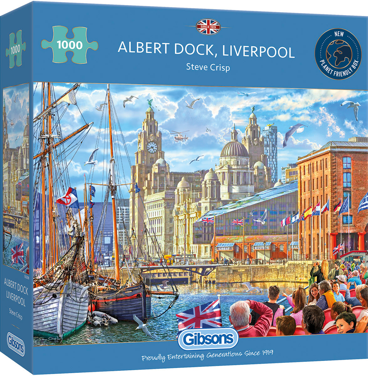 Gibsons - Albert Dock, Liverpool 1000 Piece Jigsaw Puzzle