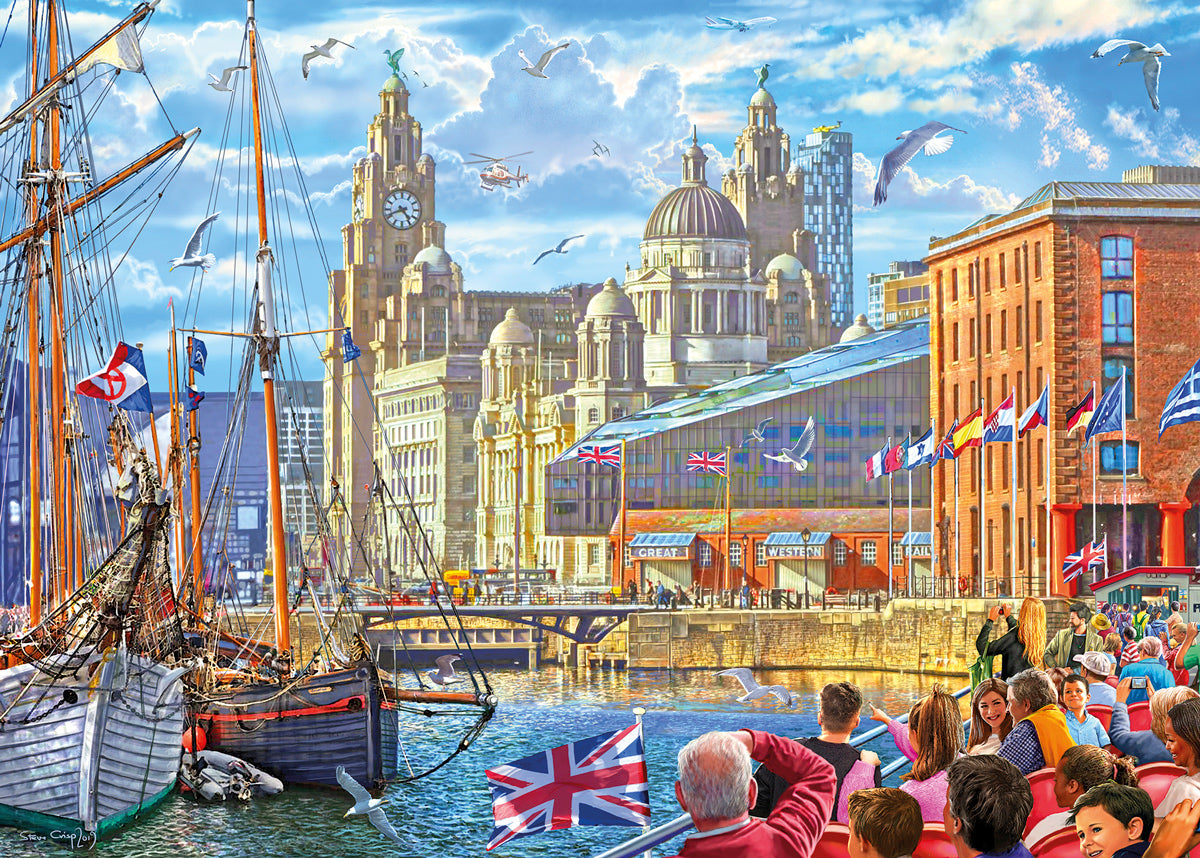 Gibsons - Albert Dock, Liverpool 1000 Piece Jigsaw Puzzle