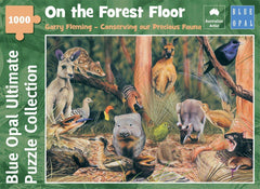 Blue Opal - Garry Fleming On the Forest Floor Puzzle 1000 Piece Jigsaw Puzzle