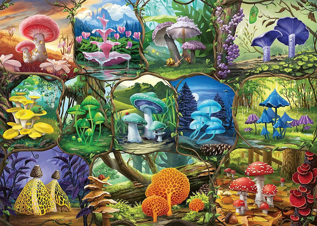 Ravensburger - Beautiful Mushrooms 1000 Piece Adult's Puzzle