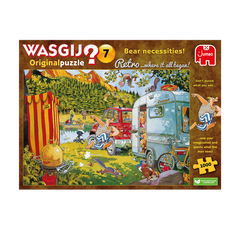 Jumbo - Wasgij? Retro Original #7 Bear Necessities! 1000 Piece Adult's Jigsaw Puzzle- DISC