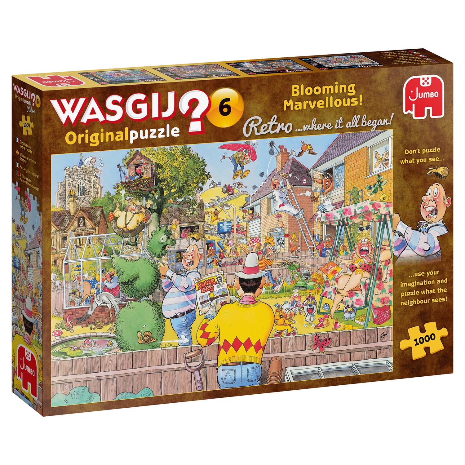 Jumbo - Wasgij? Retro Original #6 Blooming Marvelous 1000 Piece Adult's Jigsaw Puzzle