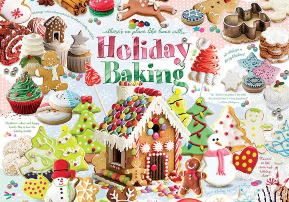 Cobble Hill - Holiday Baking 1000 Piece Jigsaw Puzzle – Premium Puzzles ...