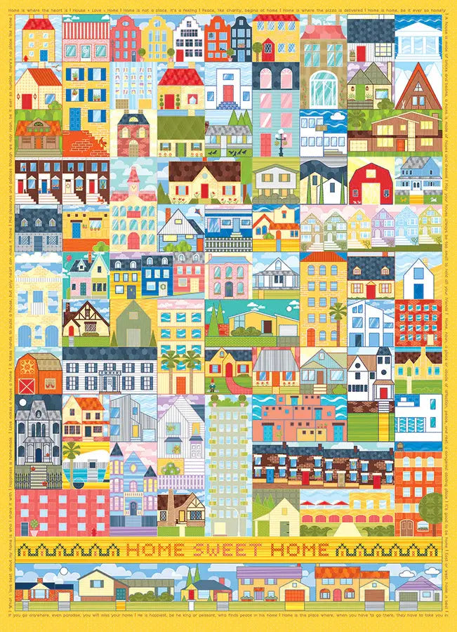 Cobble Hill - Home Sweet Home 1000 Piece Jigsaw Puzzle