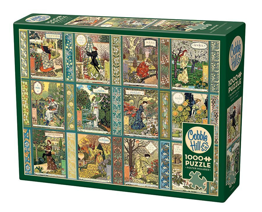 Cobble Hill - Gardener's Calendar 1000 Piece Jigsaw Puzzle