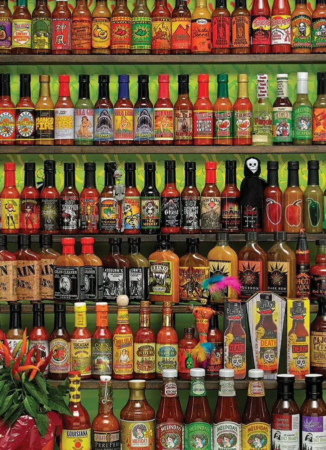 Cobble Hill - Hot Hot Sauce 1000 Piece Jigsaw Puzzle