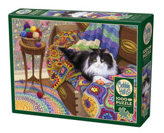 Cobble Hill - Comfy Cat 1000 Piece Jigsaw Puzzle