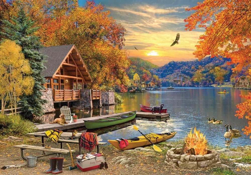 Cobble Hill - Lakeside Retreat 1000 Piece Jigsaw Puzzle