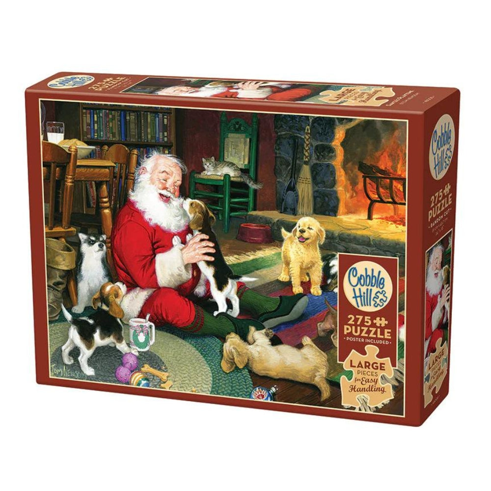 Cobble Hill - Santa's Playtime 275 Extra Large Pieces Jigsaw Puzzle