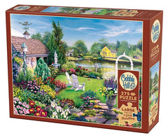 Cobble Hill - By the Pond 275 Large Piece Jigsaw Puzzle