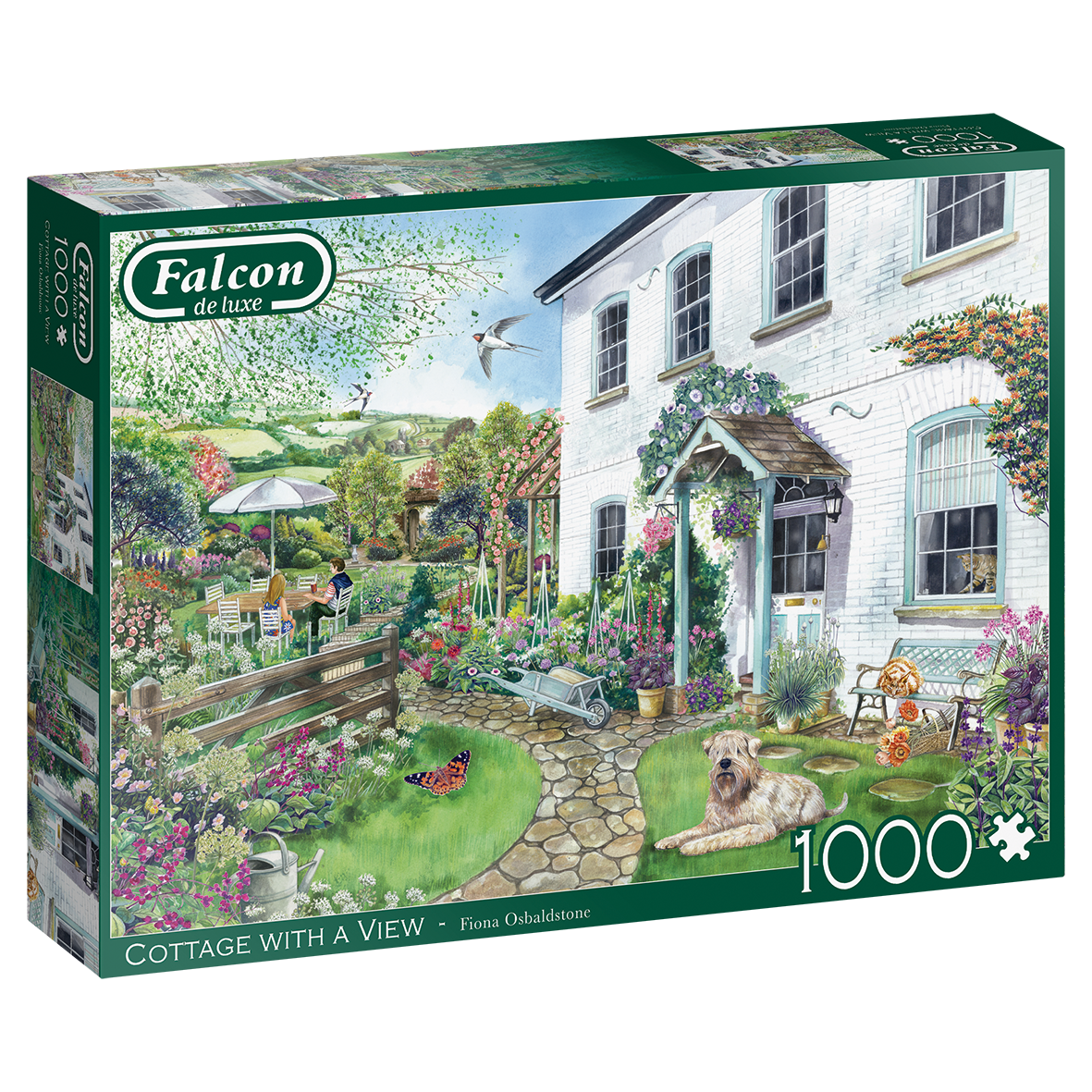 Falcon - Cottage with a View 1000 Piece Jigsaw Puzzle