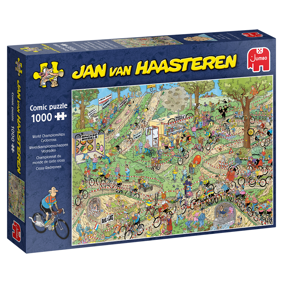 Jumbo - Jan van Haasteren: World Championships Cyclocross 1000 Piece Adult's Jigsaw Puzzle - DISC