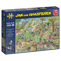 Jumbo - Jan van Haasteren: World Championships Cyclocross 1000 Piece Adult's Jigsaw Puzzle - DISC