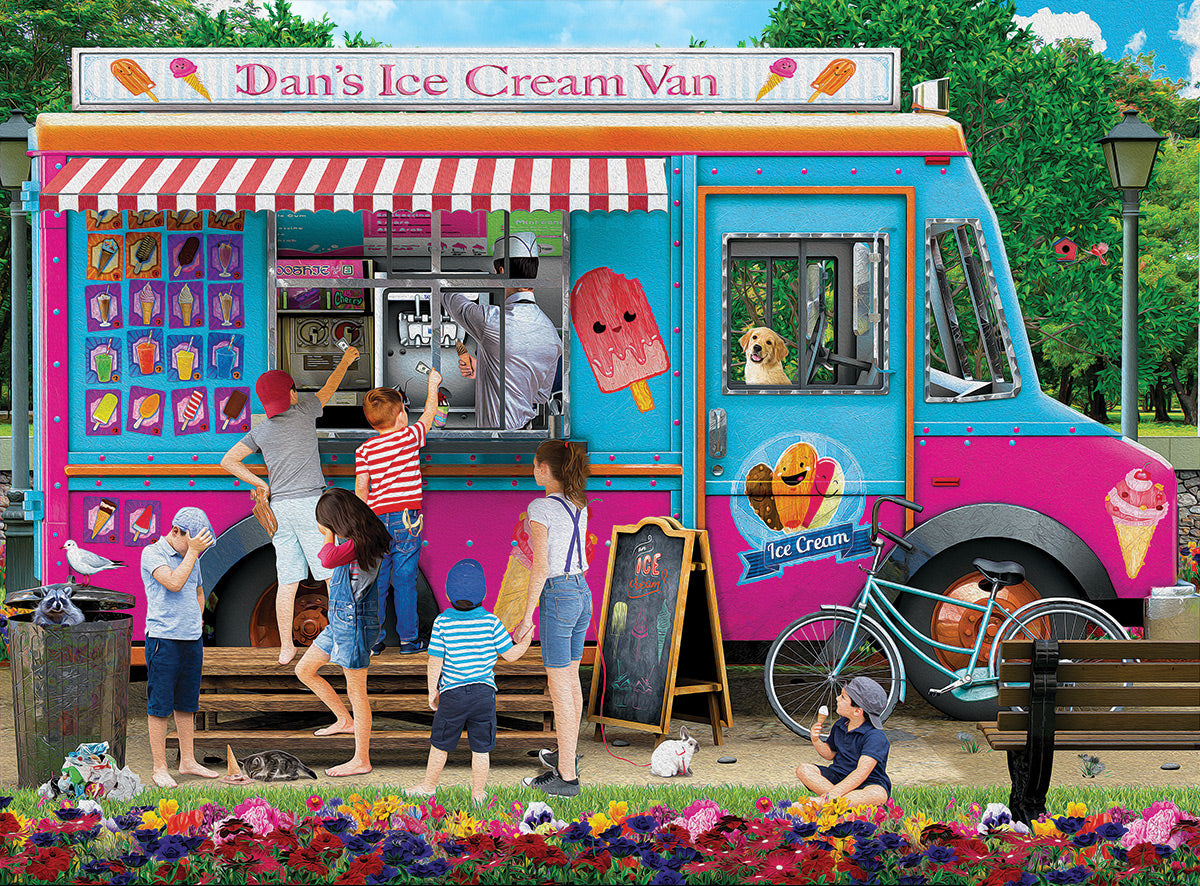 Eurographics - Dan's Ice Cream Van 1000 Piece Jigsaw Puzzle