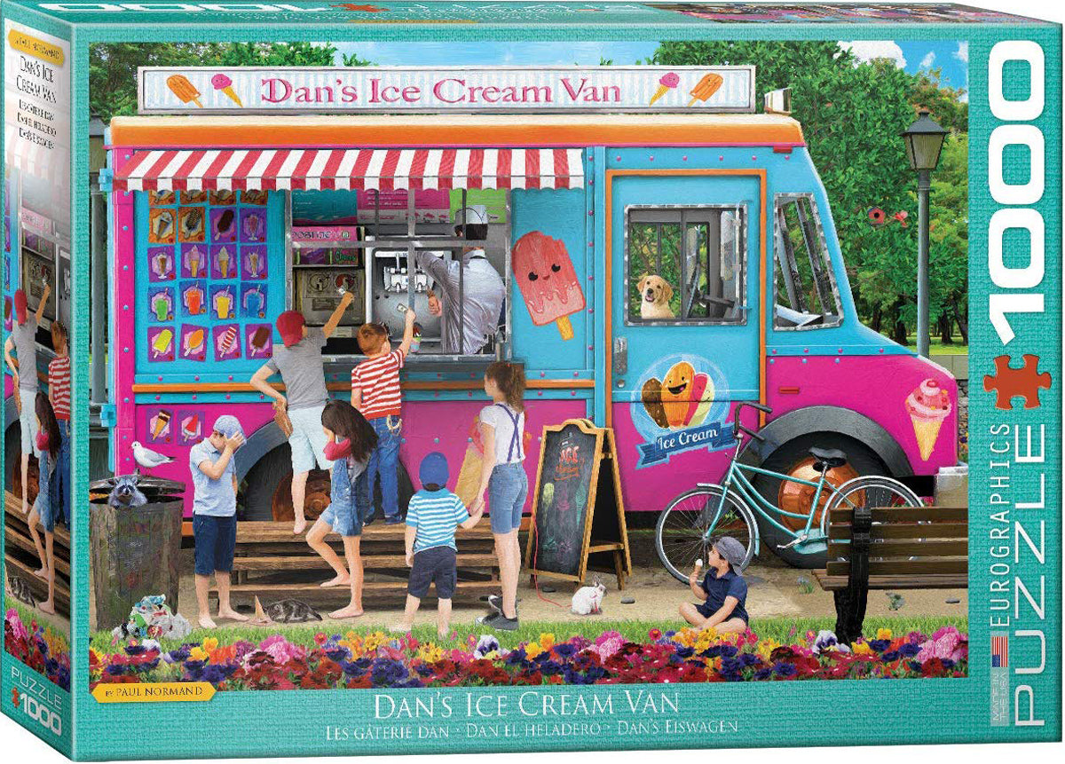 Eurographics - Dan's Ice Cream Van 1000 Piece Jigsaw Puzzle