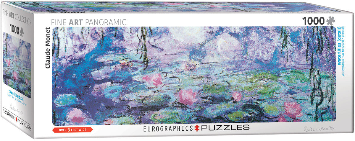 Eurographics - Monet, Waterlillies Panorama 1000 Piece Jigsaw Puzzle