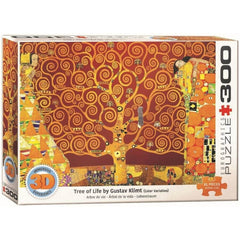 Eurographics - Klimt, Tree Of Life 3D 300 Piece Extra Large Jigsaw Puzzle