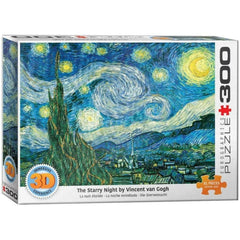 Eurographics - Van Gogh,Starry Nt. 3D 300 Piece Extra Large Jigsaw Puzzle