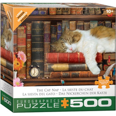 Eurographics - The Cat Nap 500 Piece Extra Large Jigsaw Puzzle