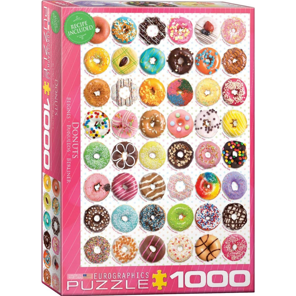 Eurographics - Donut Tops 1000 Piece Jigsaw Puzzle