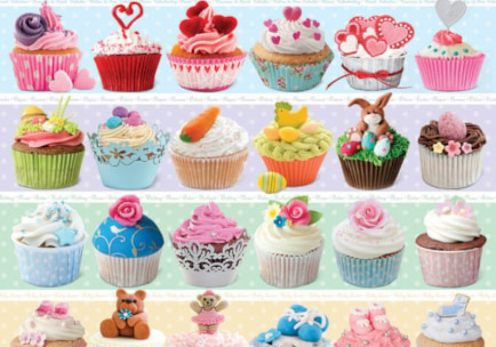 Eurographics - Cupcake Celebration 1000 Piece Jigsaw Puzzle