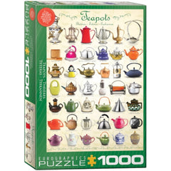 Eurographics - Teapots 1000 Piece Jigsaw Puzzle