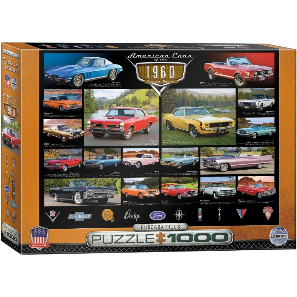 Eurographics - Cruisin' Classics 1960S 1000 Piece Jigsaw Puzzle