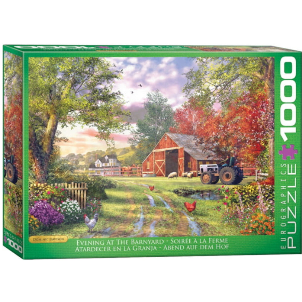 Eurographics - Evening At The Barnyard 1000 Piece Jigsaw Puzzle