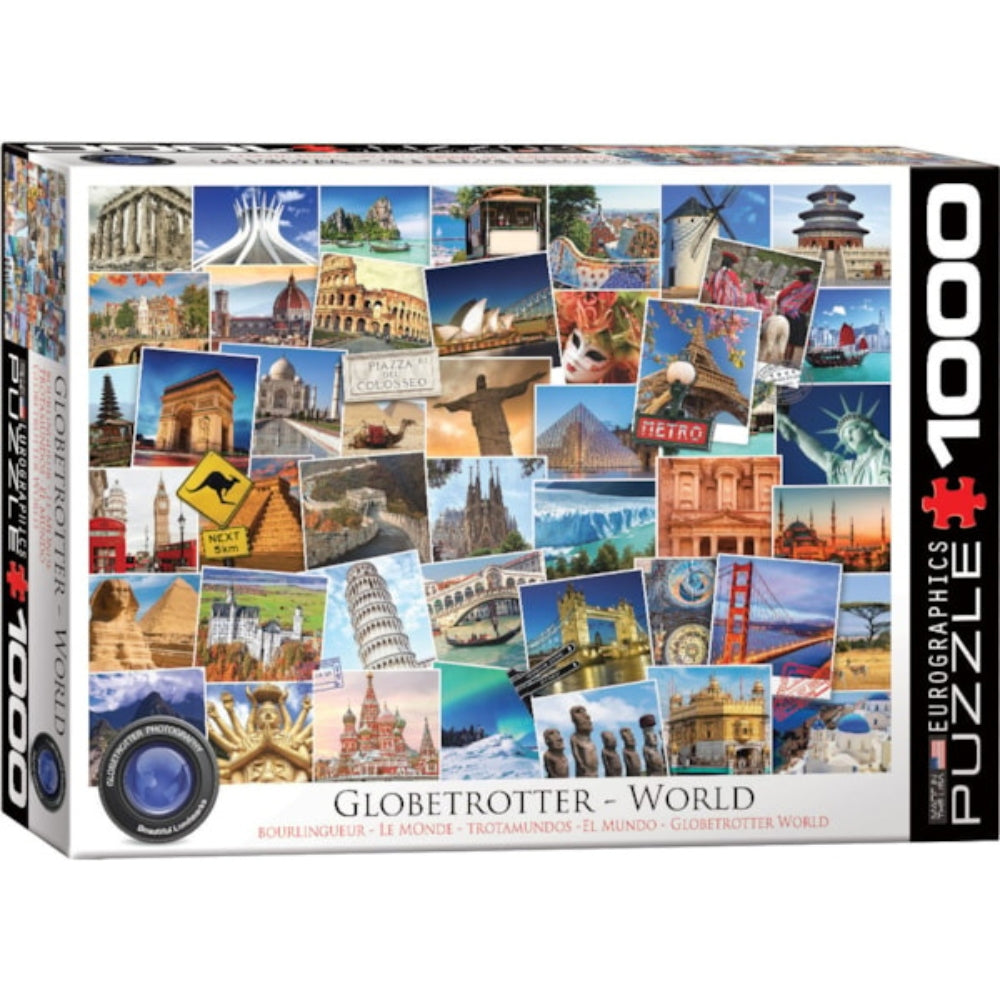 Eurographics - Globetrotter World 1000 Piece Jigsaw Puzzle