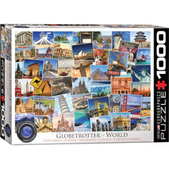 Eurographics - Globetrotter World 1000 Piece Jigsaw Puzzle