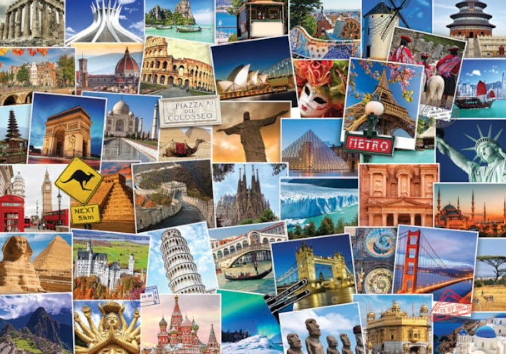 Eurographics - Globetrotter World 1000 Piece Jigsaw Puzzle