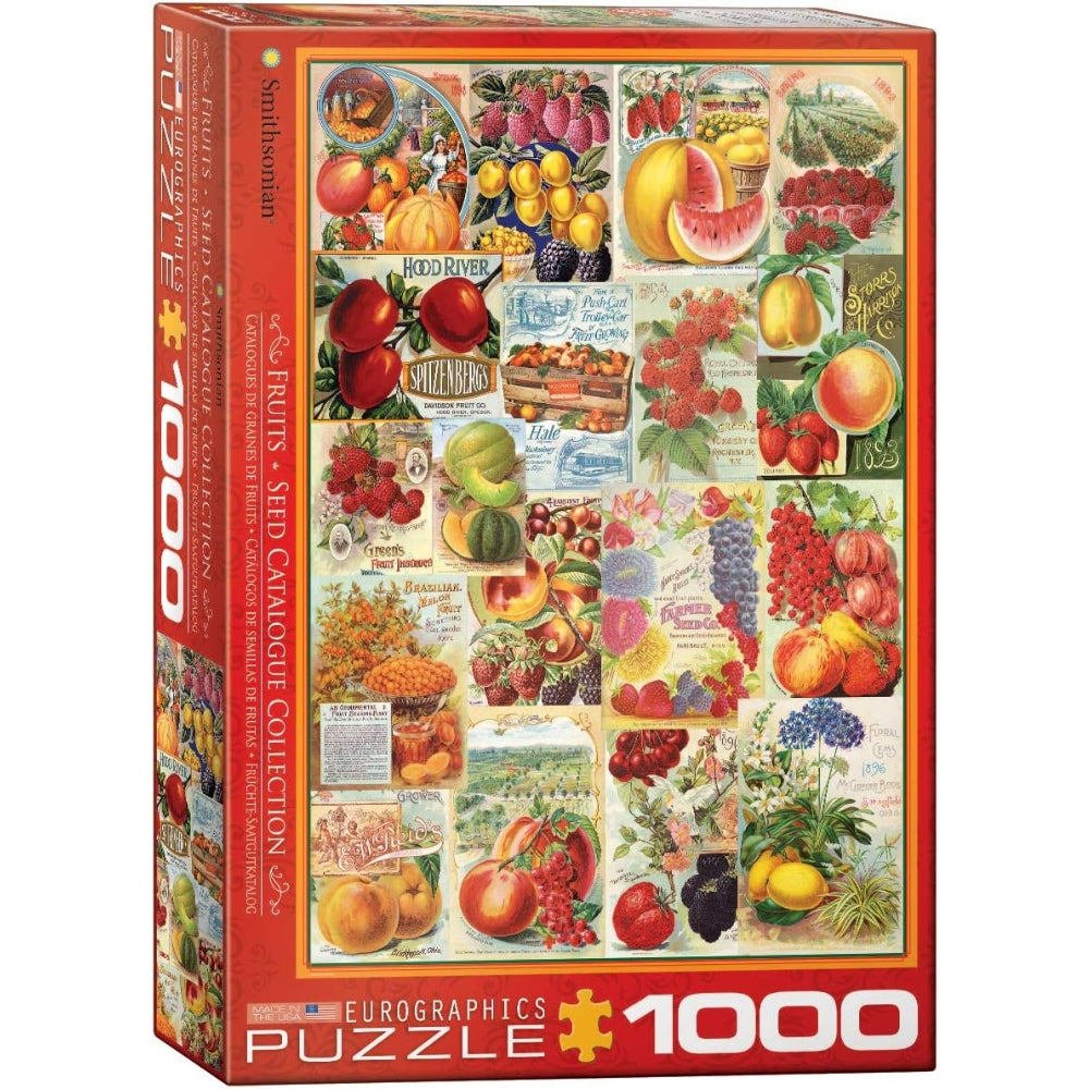 Eurographics - Fruits Seed Catalog 1000 Piece Jigsaw Puzzle