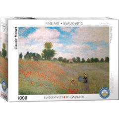 Eurographics - Monet, Poppy Field 1000 Piece Jigsaw Puzzle