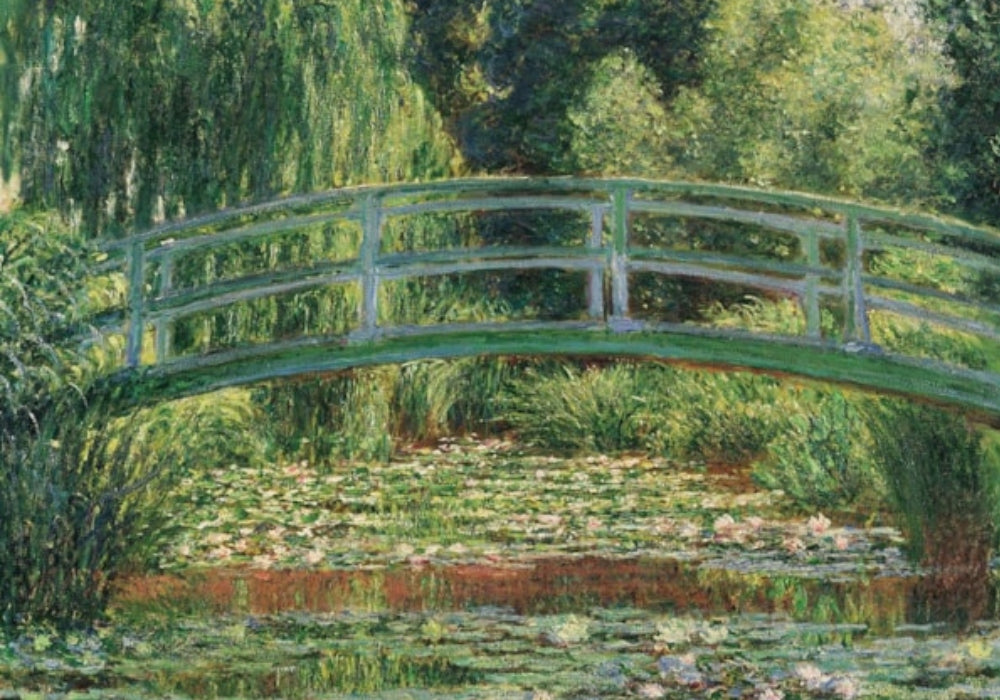 Eurographics - Monet, The Japanese Footbridge 1000 Piece Jigsaw Puzzle